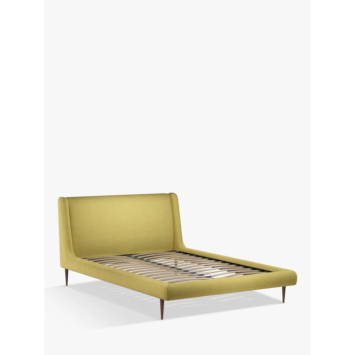 John Lewis & Partners Mid-Century Sweep Upholstered Bed Frame, Double – image 1