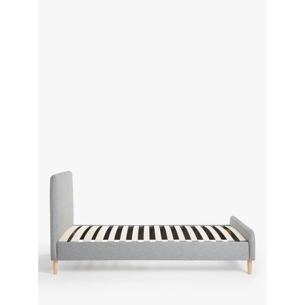 House by John Lewis Bonn Upholstered Bed Frame, Single, Saga Grey – image 3