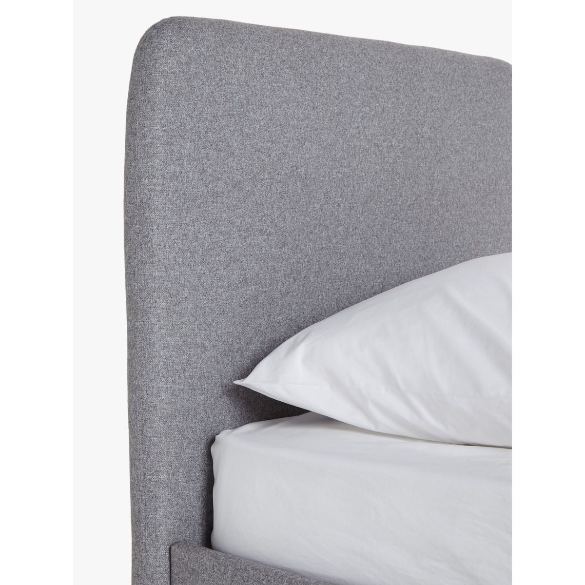 House by John Lewis Bonn Upholstered Bed Frame, Single, Saga Grey – image 4