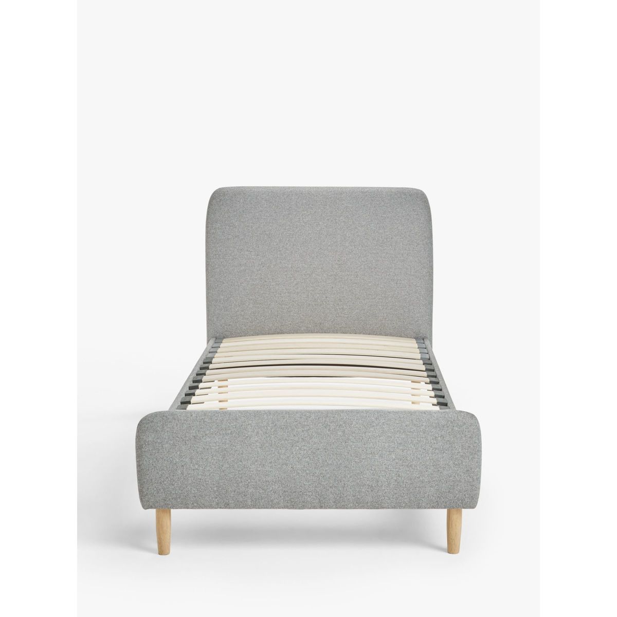 House by John Lewis Bonn Upholstered Bed Frame, Single, Saga Grey – image 2