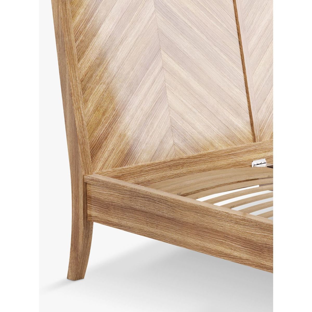 John Lewis & Partners Padma Parquet Bed Frame, Double, Oak – image 4