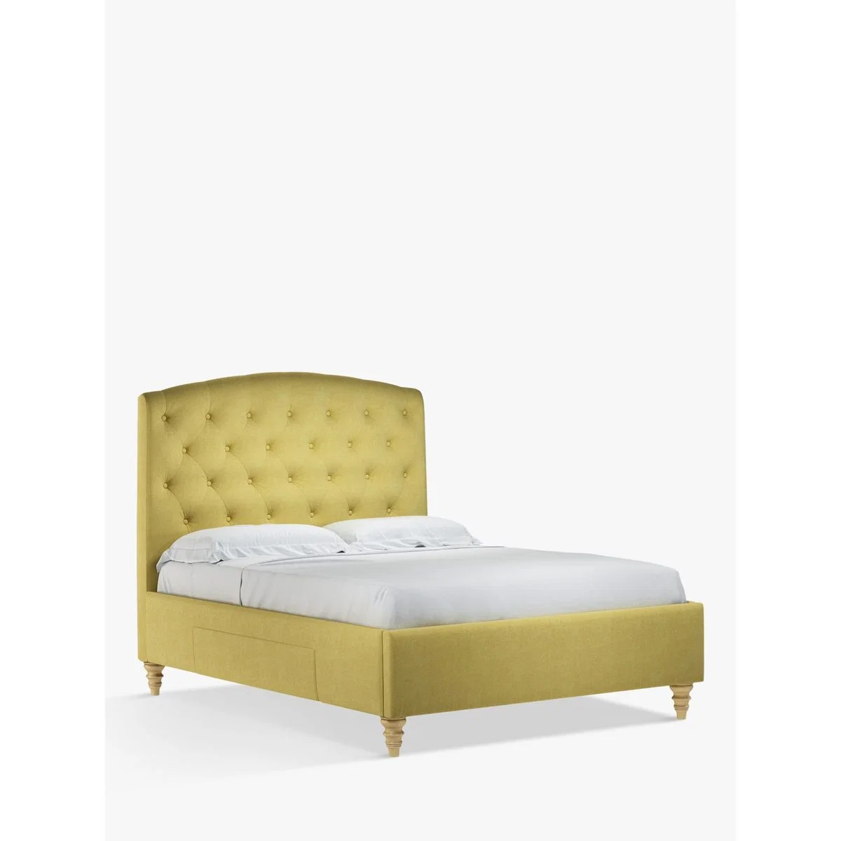 John Lewis & Partners Rouen 2 Drawer Storage Upholstered Bed Frame, Double – image 1