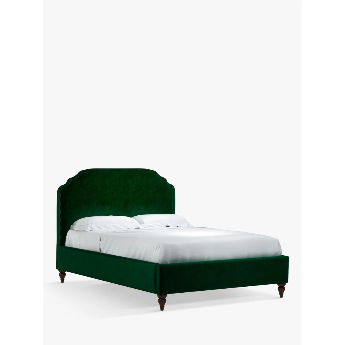 John Lewis & Partners Studded Upholstered Bed Frame, Double – image 1