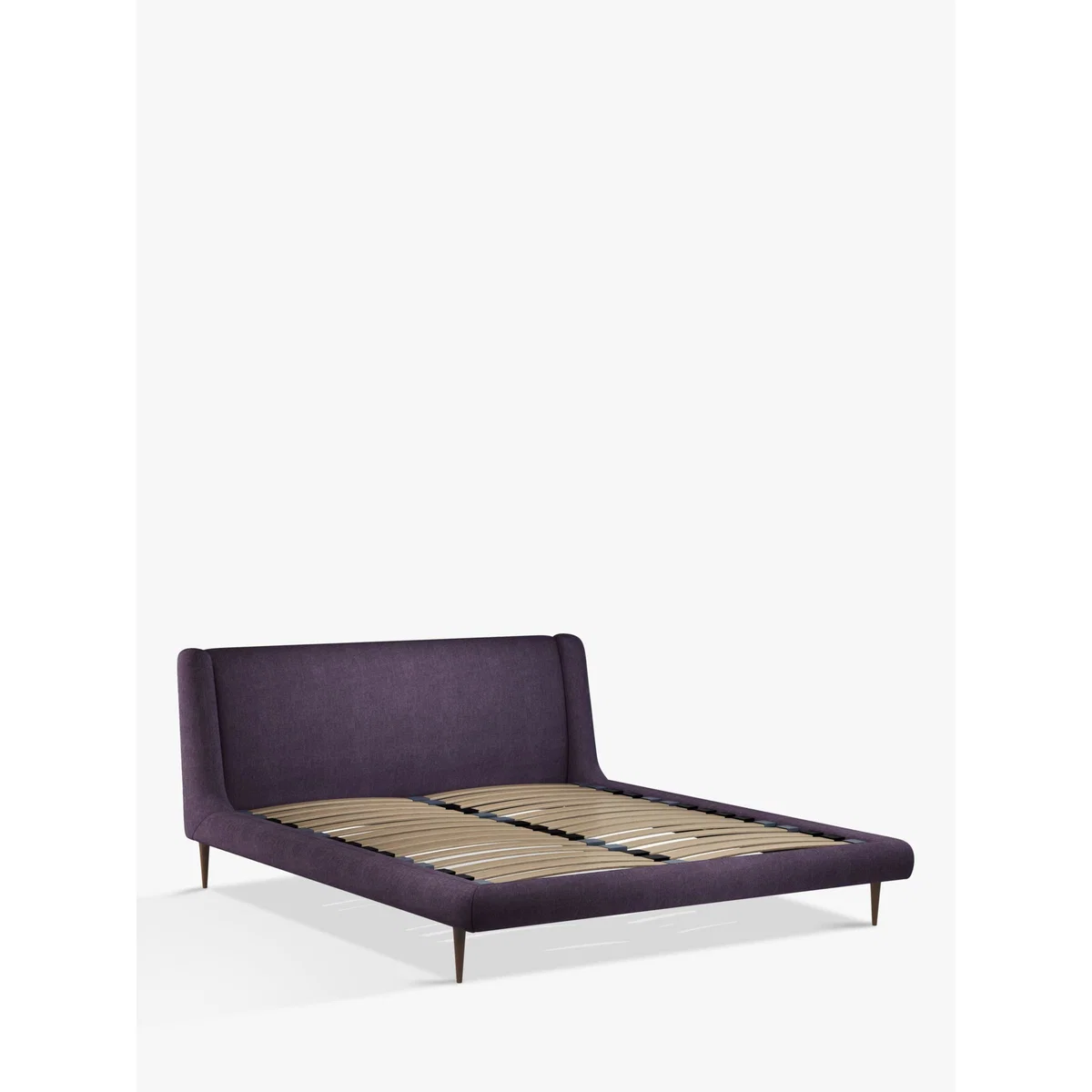 John Lewis & Partners Mid-Century Sweep Upholstered Bed Frame, Super King Size – image 1