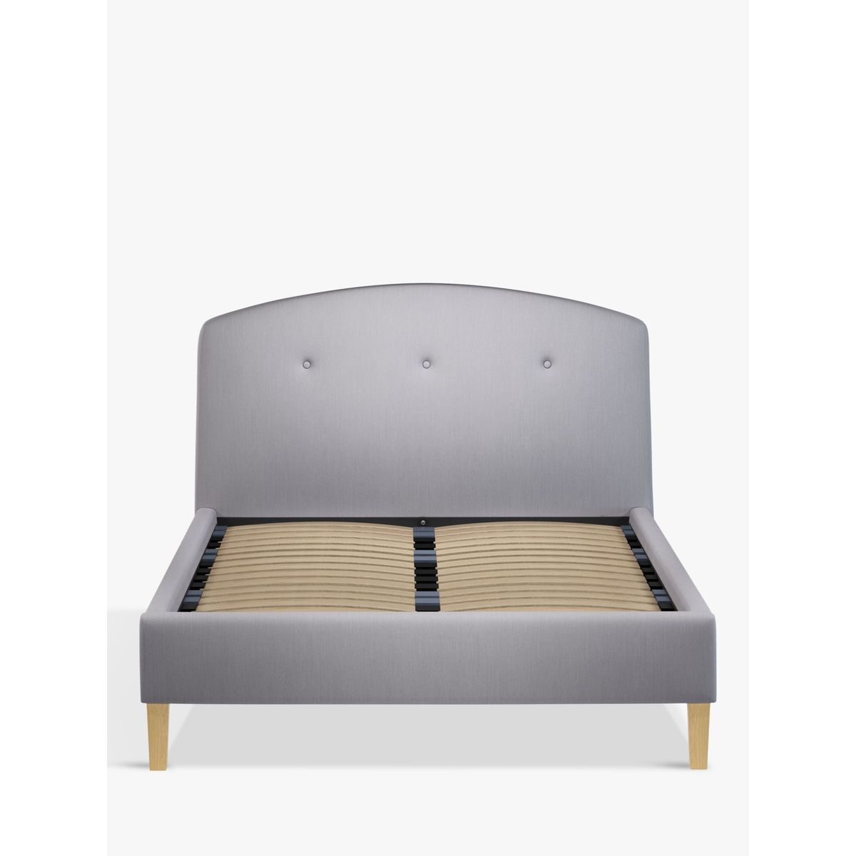 John Lewis & Partners Grace Upholstered Bed Frame, Double, Topaz Grey – image 2