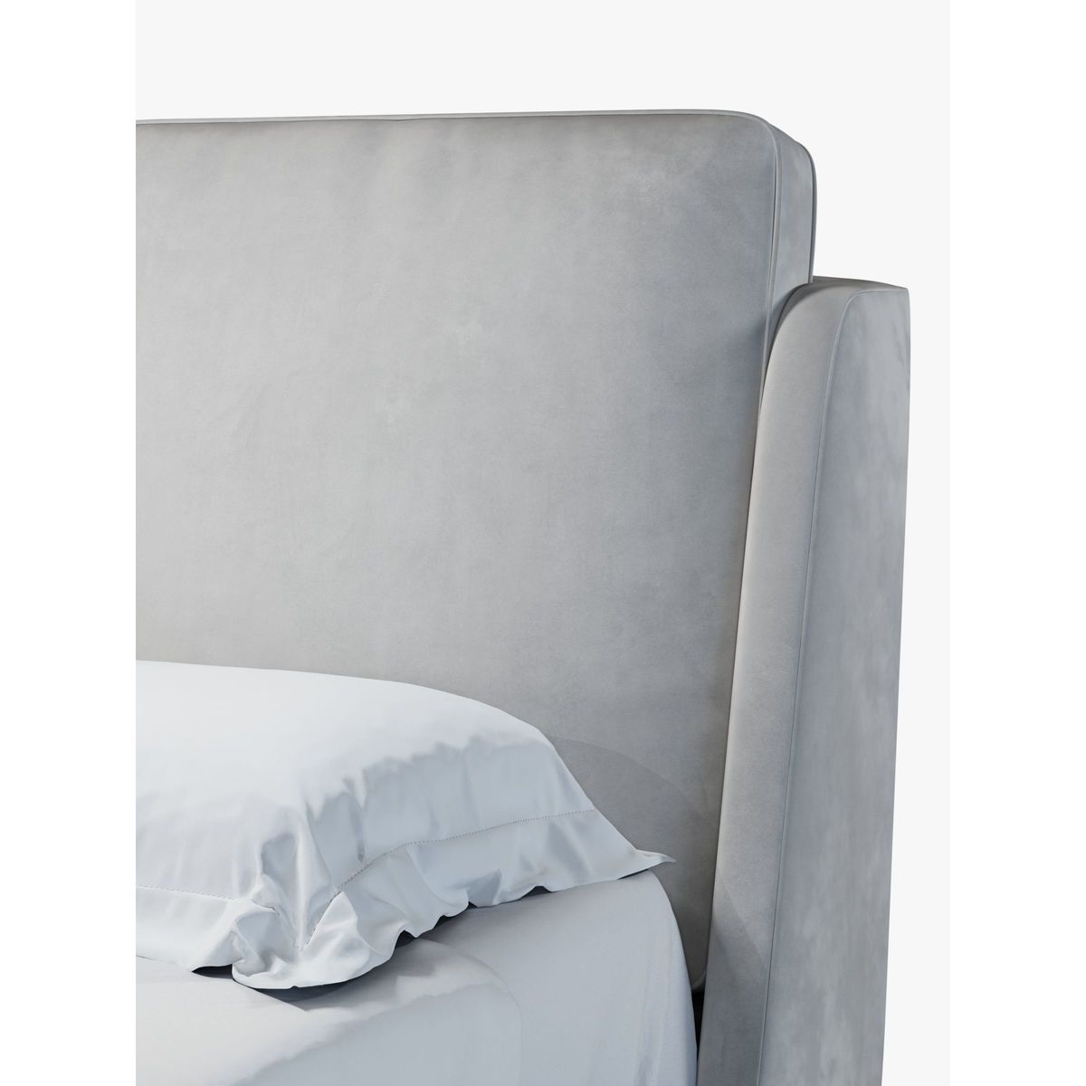 John Lewis & Partners Giorgio Upholstered Bed Frame, King Size, Opulence Steel – image 5