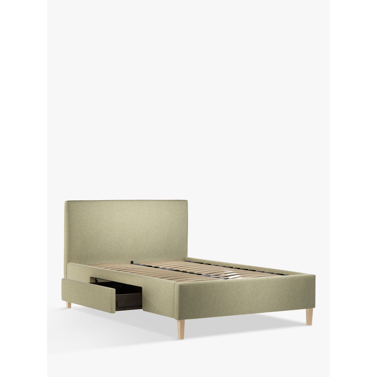 John Lewis & Partners Emily 2 Drawer Storage Upholstered Bed Frame, Double – image 3