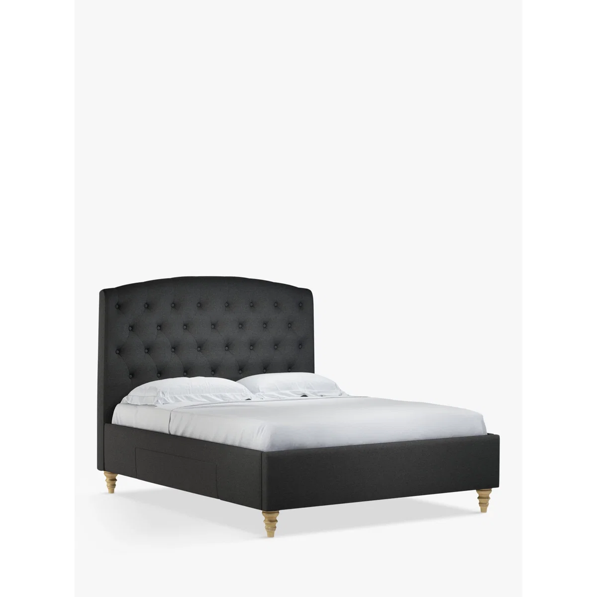 John Lewis & Partners Rouen 2 Drawer Storage Upholstered Bed Frame, King Size – image 1