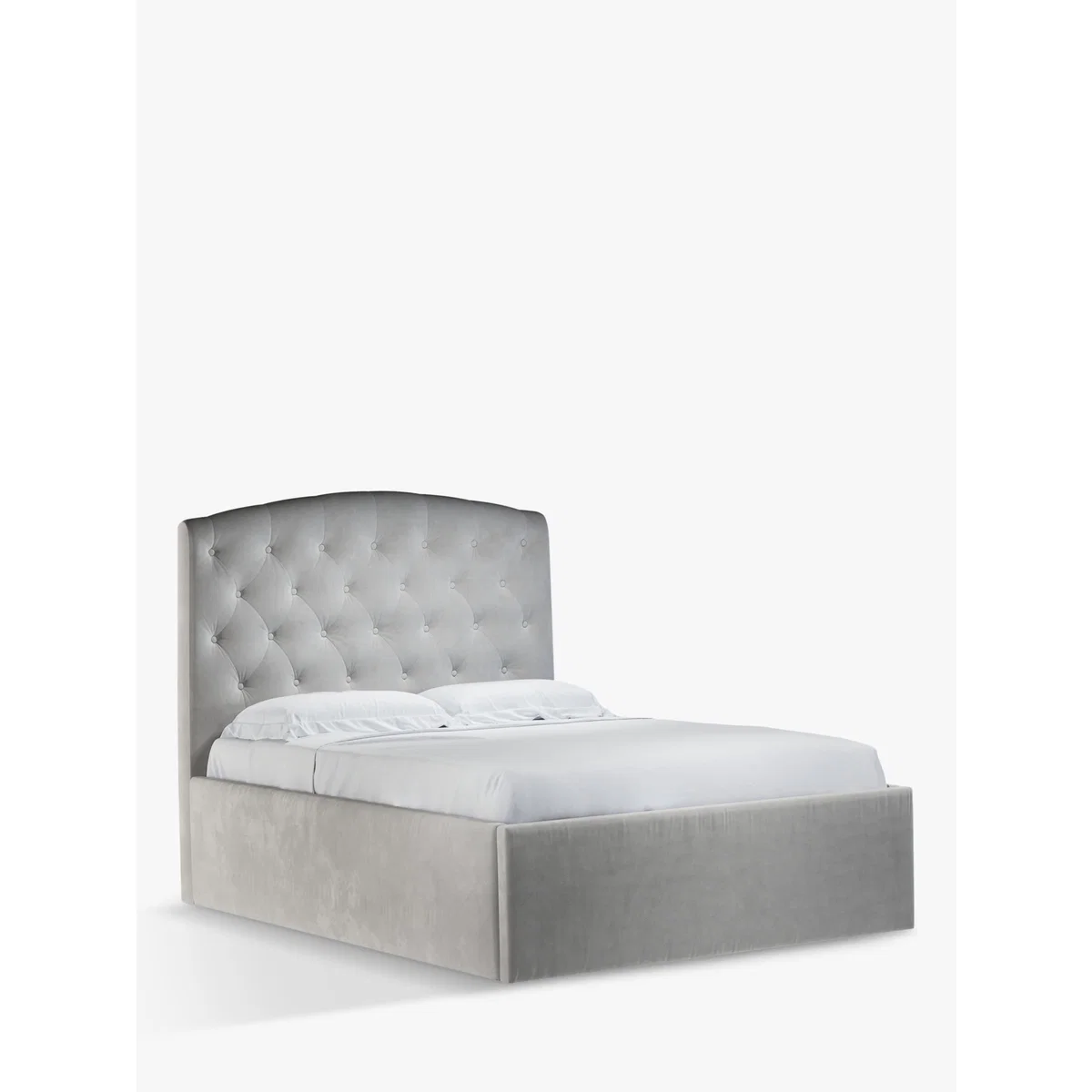 John Lewis & Partners Rouen Ottoman Storage Upholstered Bed Frame, Double – image 1