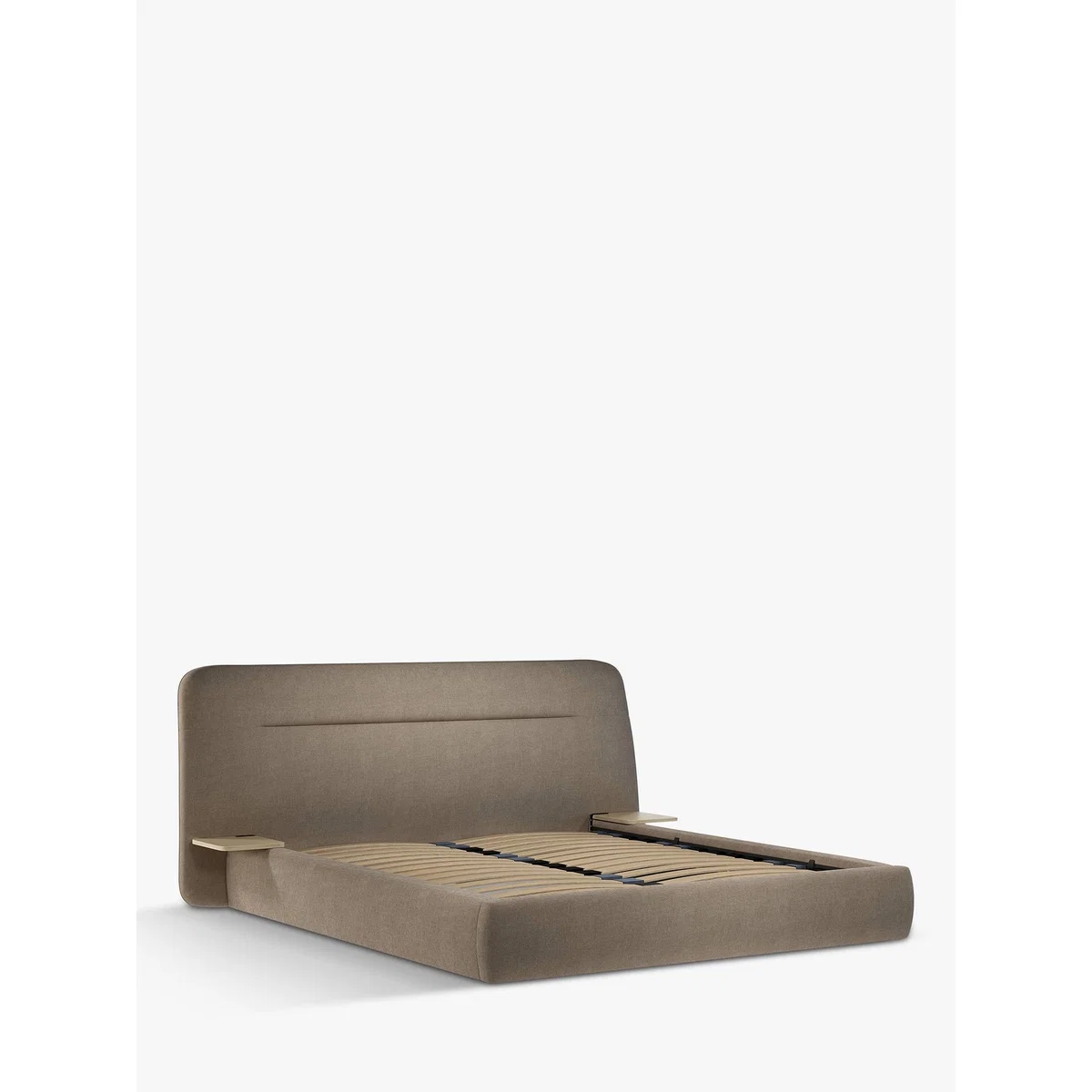 Design Project by John Lewis No.152 Ottoman Storage Upholstered Bed Frame and Side Tables, King Size – image 1