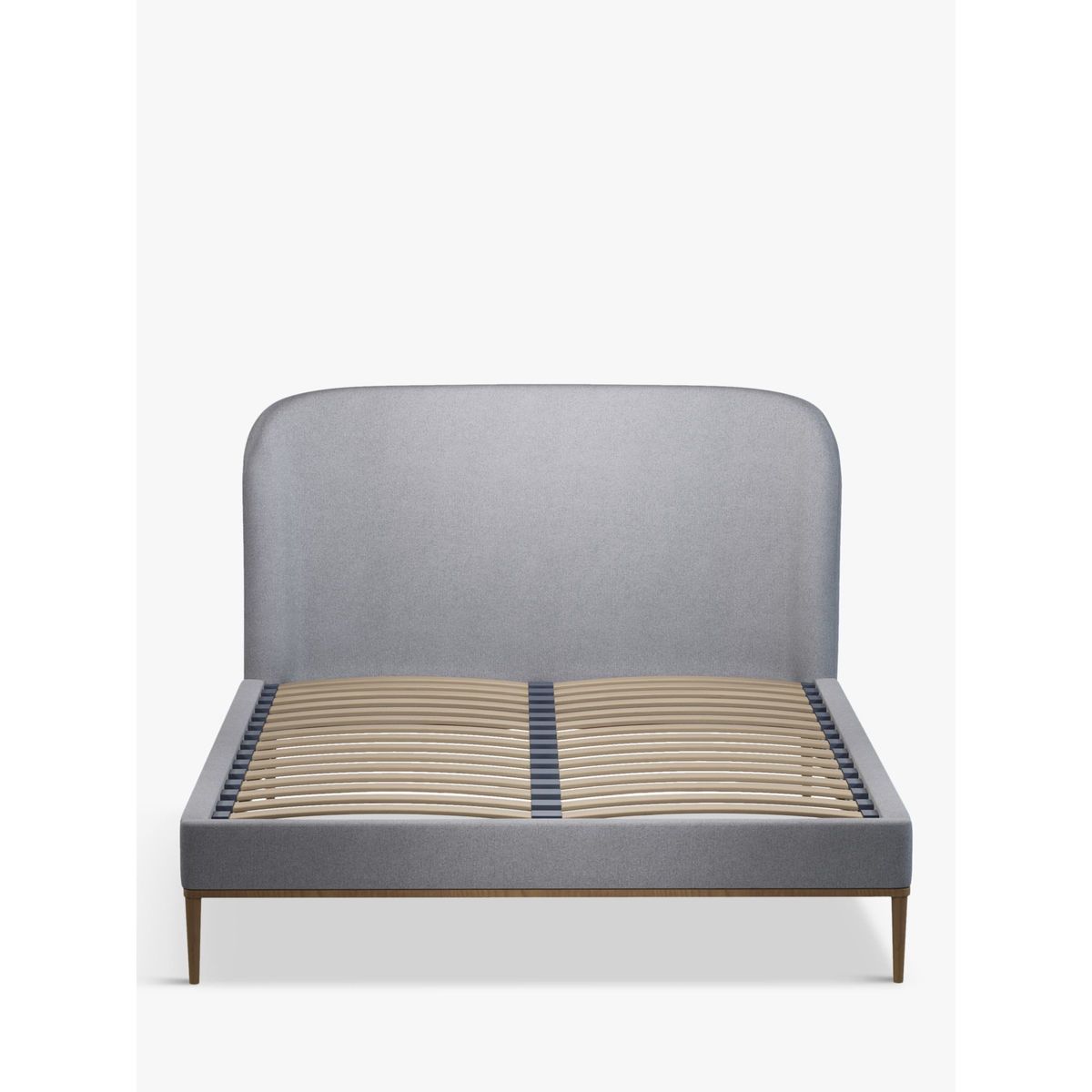 John Lewis & Partners Show-Wood Upholstered Bed Frame, Double, Saga Grey – image 2