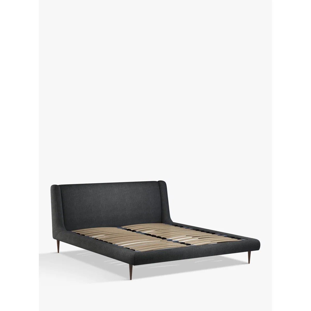 John Lewis & Partners Mid-Century Sweep Upholstered Bed Frame, Super King Size – image 1