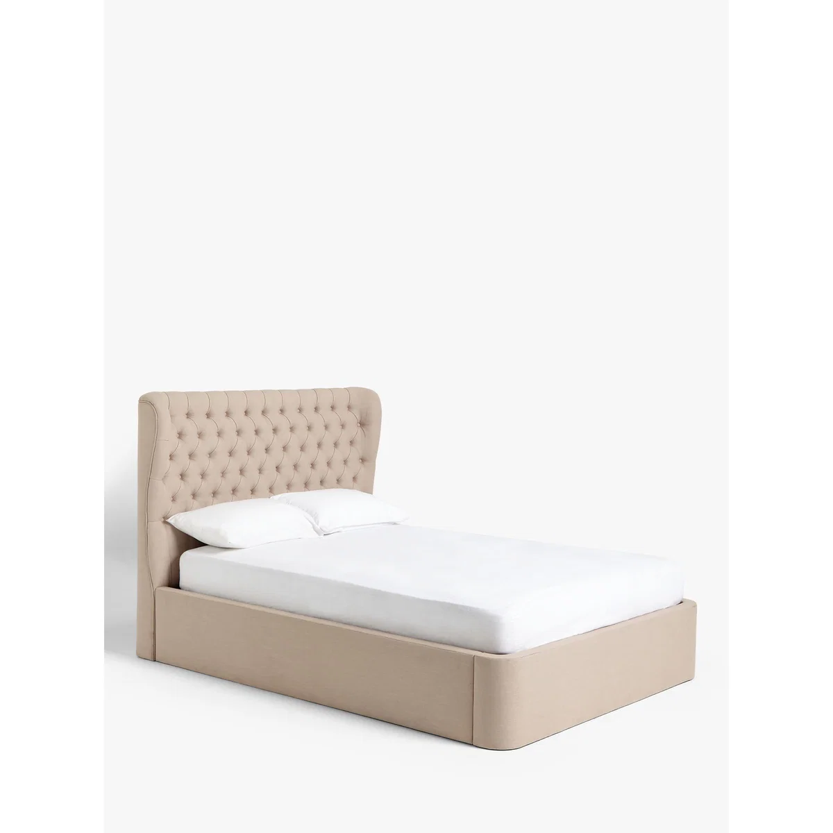 Tempur Button Ottoman Storage Upholstered Bed Frame, Super King Size – image 1