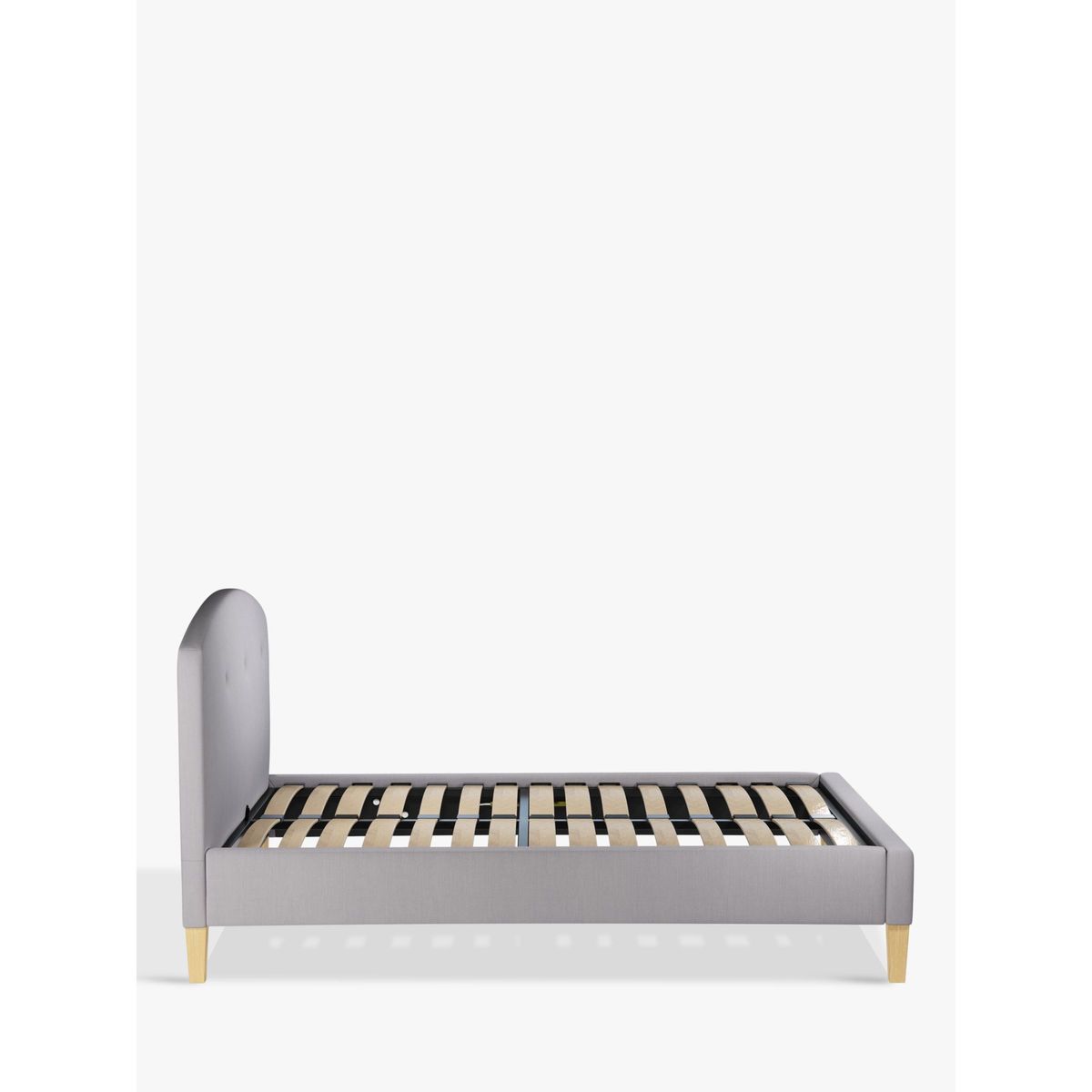 John Lewis & Partners Grace Upholstered Bed Frame, King Size, Topaz Grey – image 3