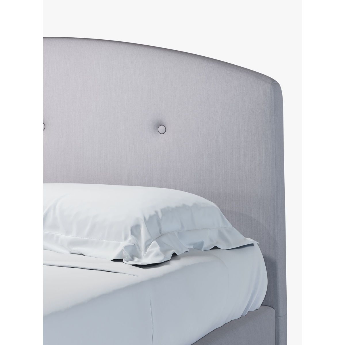 John Lewis & Partners Grace Upholstered Bed Frame, King Size, Topaz Grey – image 5