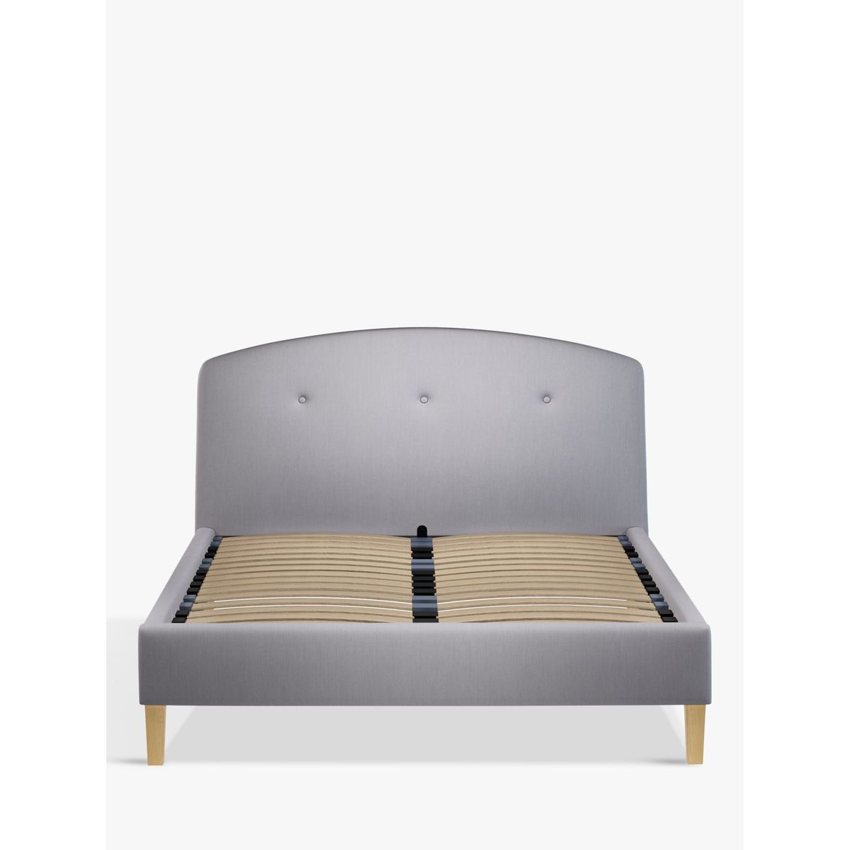 John Lewis & Partners Grace Upholstered Bed Frame, King Size, Topaz Grey – image 2