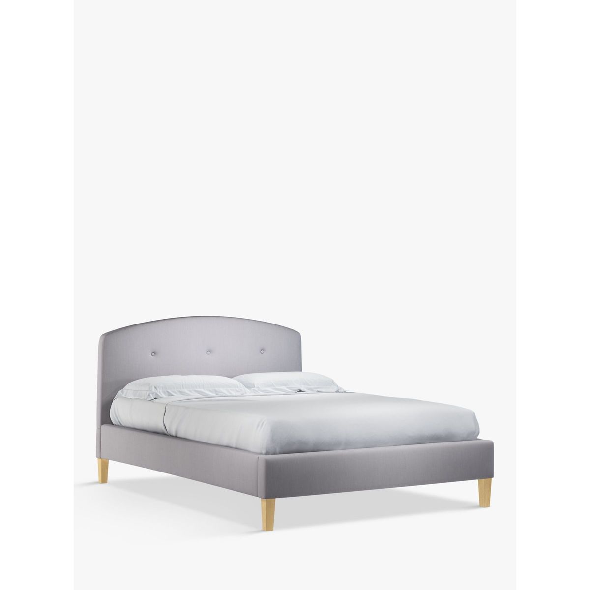 John Lewis & Partners Grace Upholstered Bed Frame, King Size, Topaz Grey – image 1