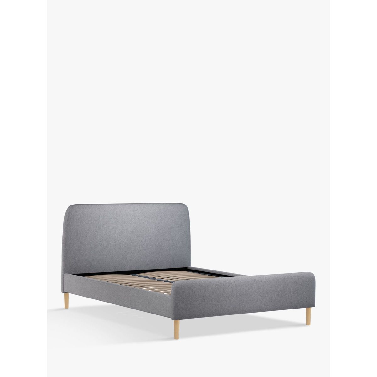 House by John Lewis Bonn Upholstered Bed Frame, Double, Saga Grey – image 2