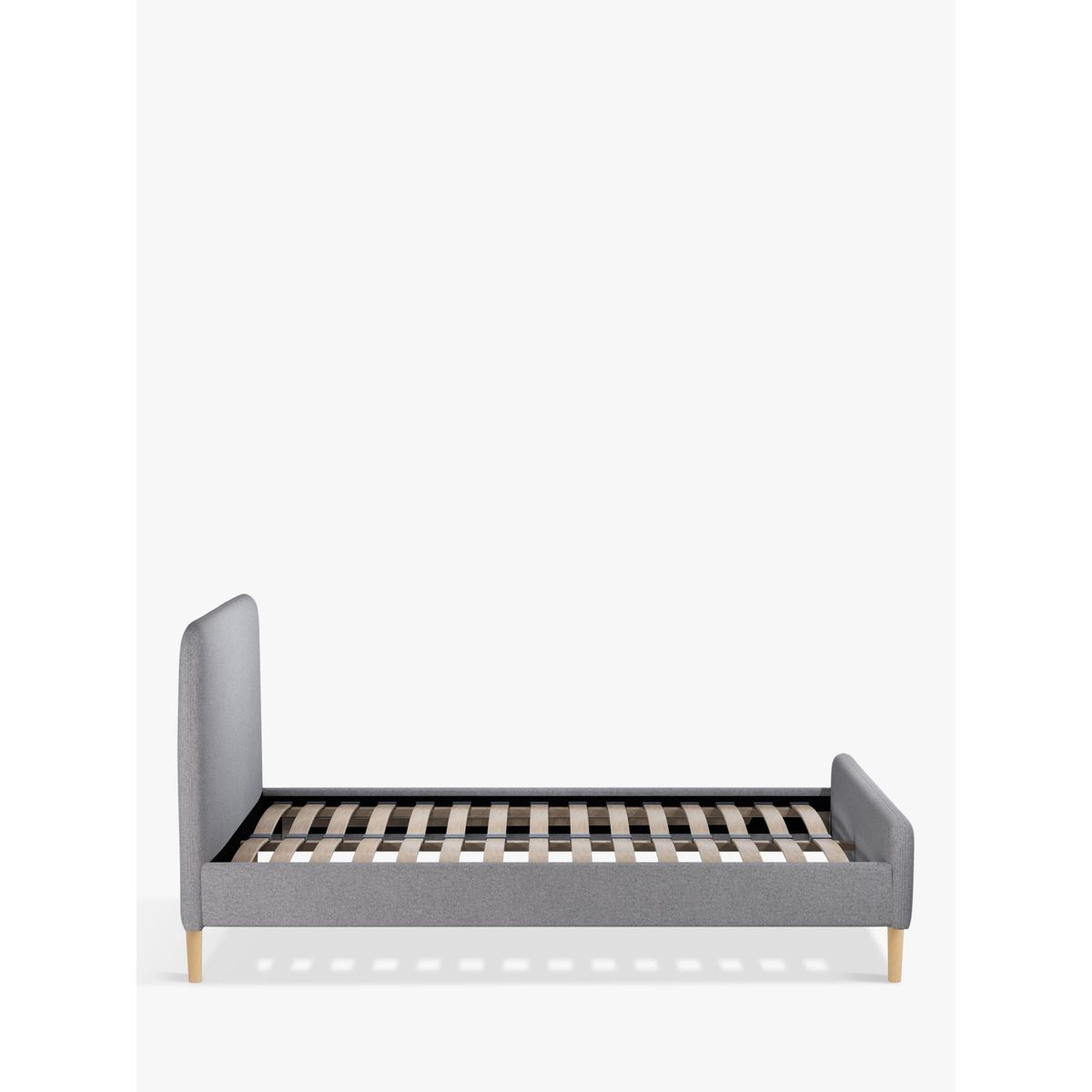 House by John Lewis Bonn Upholstered Bed Frame, Double, Saga Grey – image 3