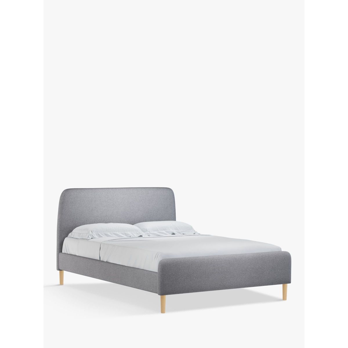 House by John Lewis Bonn Upholstered Bed Frame, Double, Saga Grey – image 1