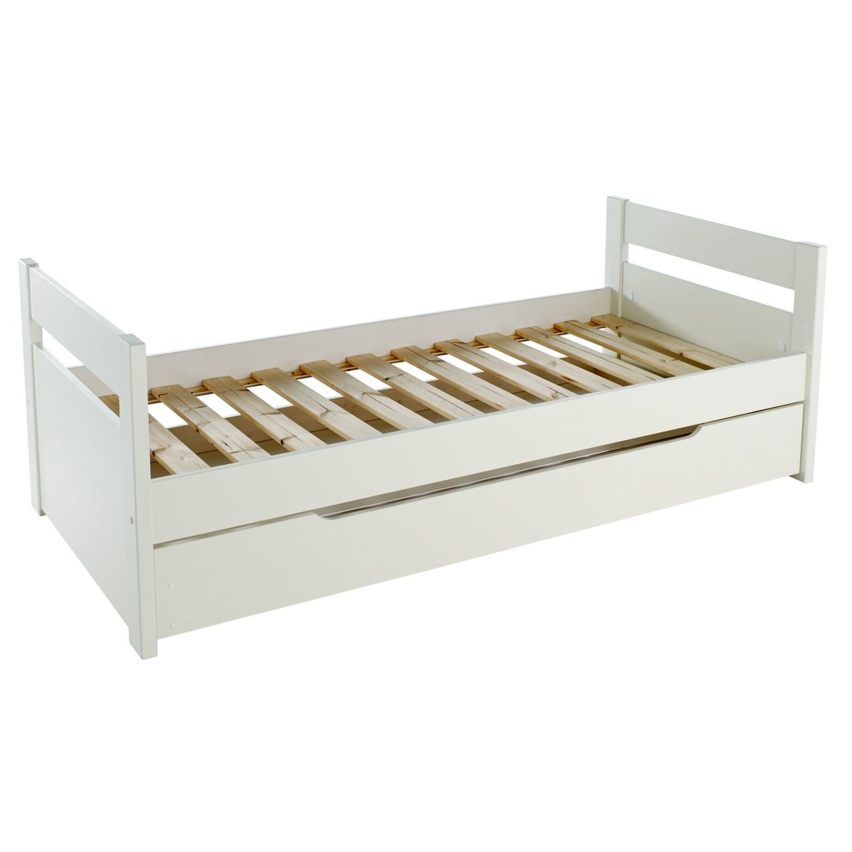 Stompa Originals Guest Bed Frame and Trundle, Extra Long Single, White – image 9