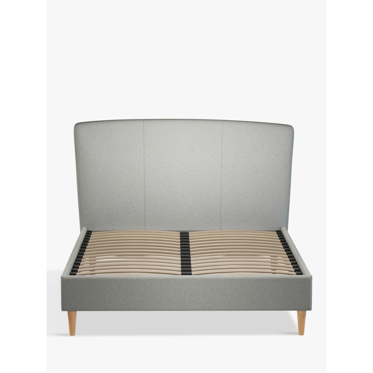 John Lewis & Partners Twiggy Upholstered Bed Frame, Double, Mole Grey – image 2