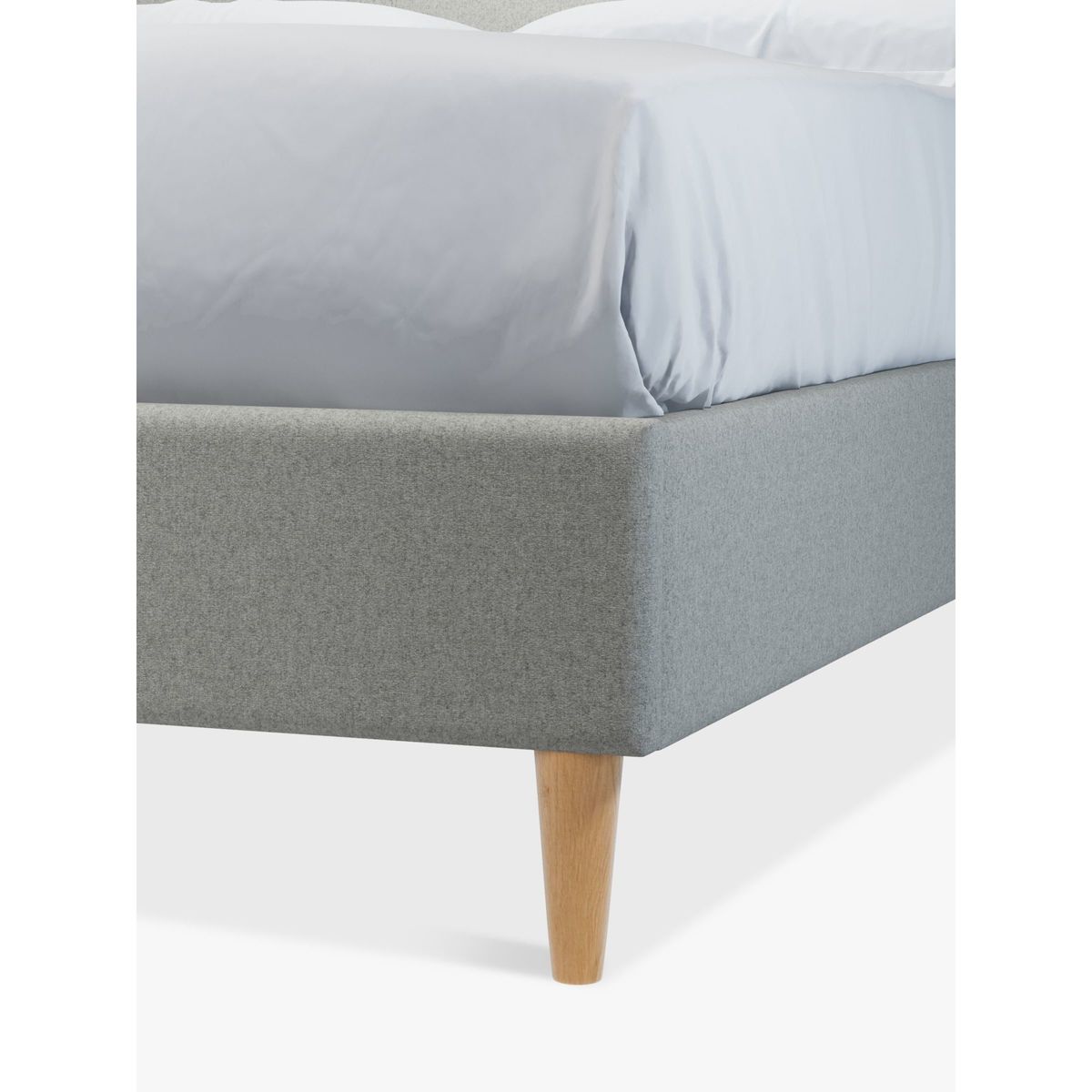 John Lewis & Partners Twiggy Upholstered Bed Frame, Double, Mole Grey – image 4