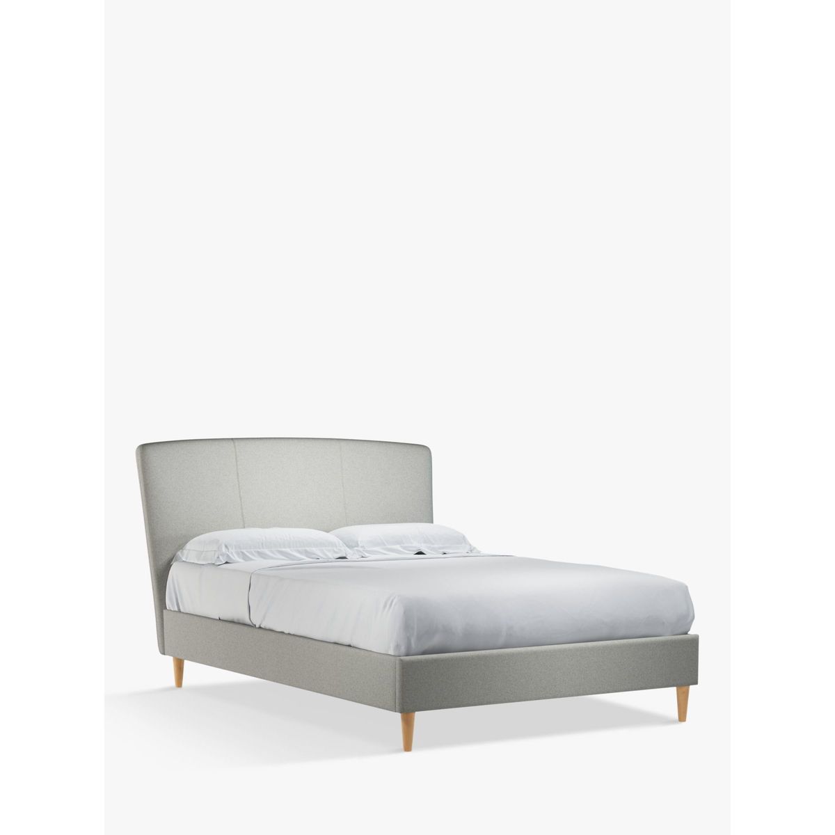 John Lewis & Partners Twiggy Upholstered Bed Frame, Double, Mole Grey – image 1