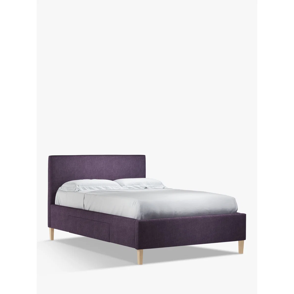 John Lewis & Partners Emily 2 Drawer Storage Upholstered Bed Frame, Double – image 1
