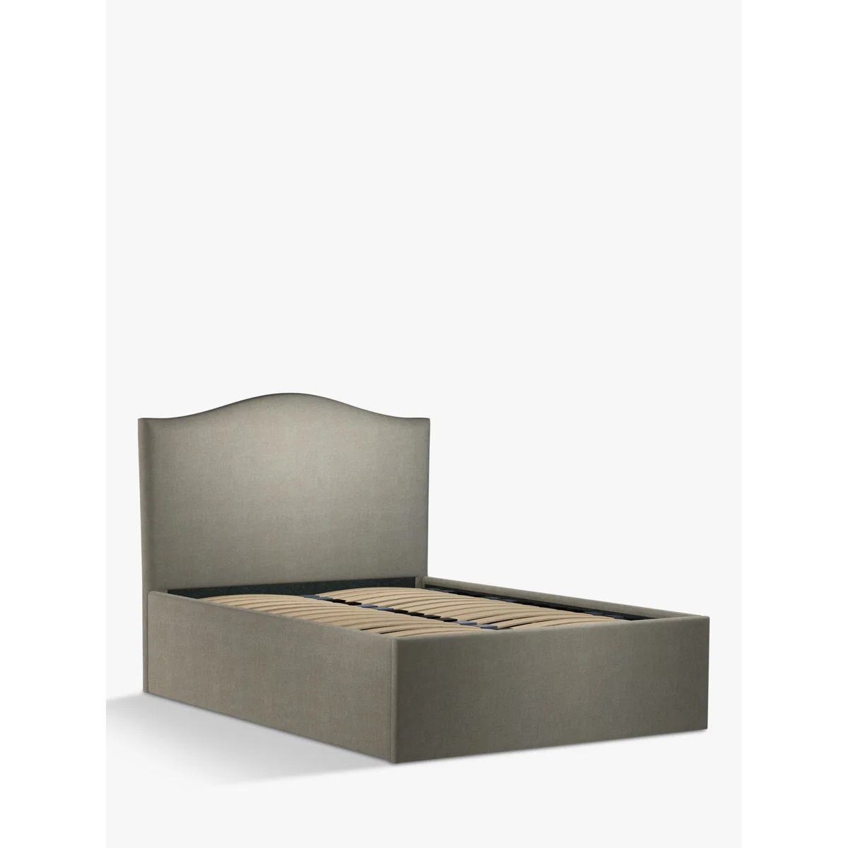 John Lewis & Partners Charlotte Ottoman Storage Upholstered Bed Frame, Double – image 1