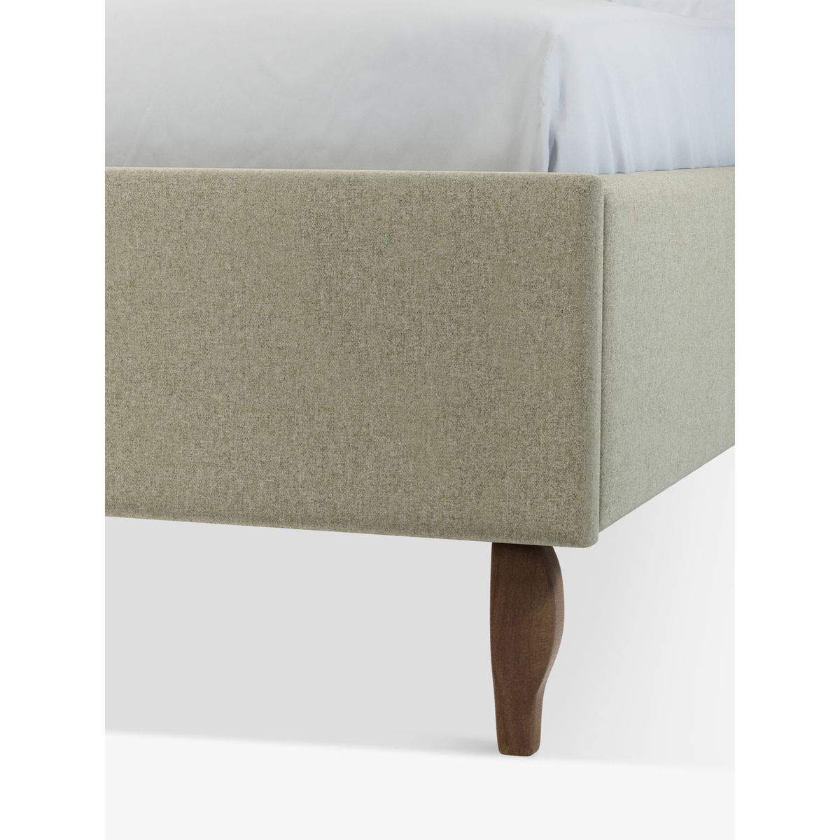John Lewis & Partners Charlotte Upholstered Bed Frame, Super King Size, Saga Latte – image 4