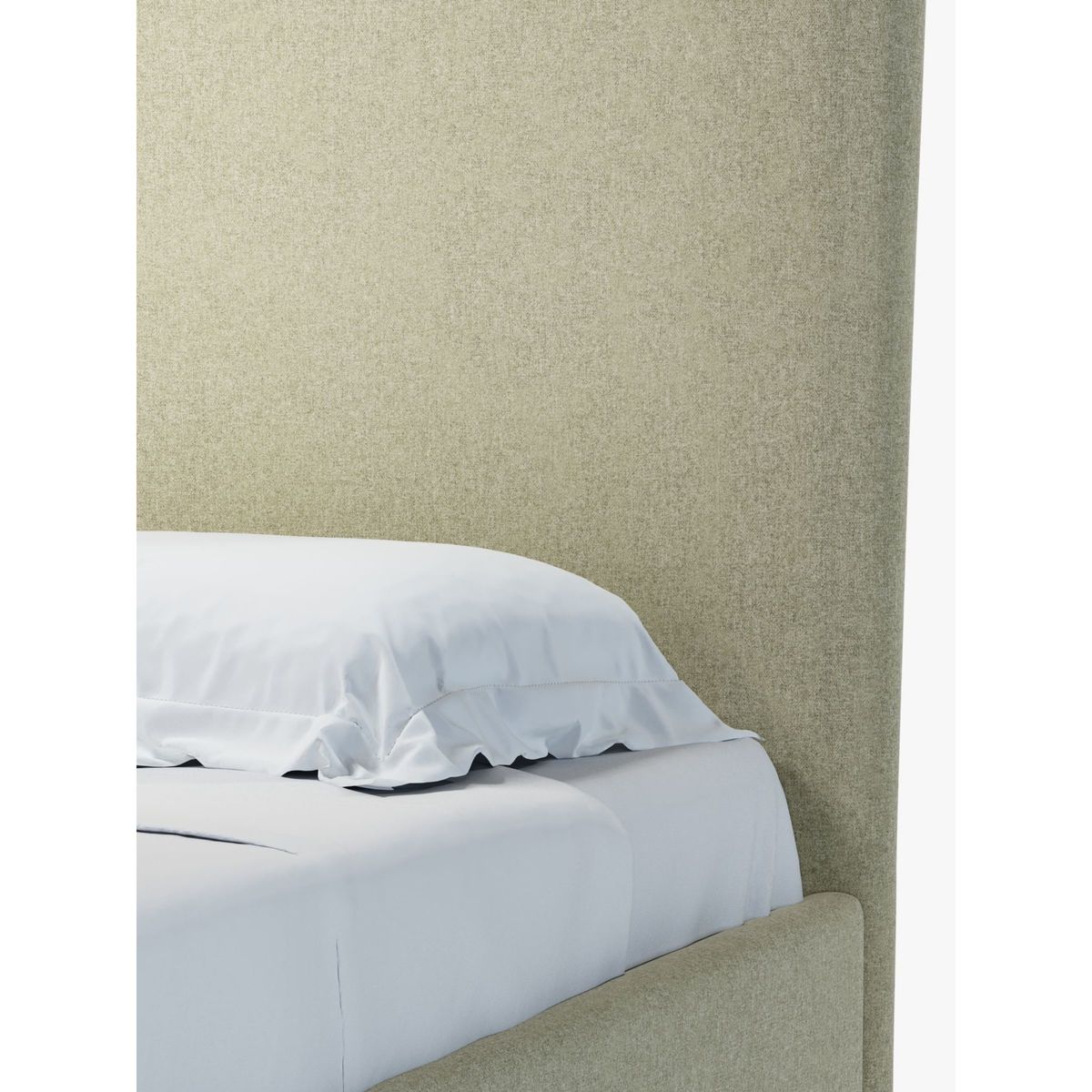 John Lewis & Partners Charlotte Upholstered Bed Frame, Super King Size, Saga Latte – image 5