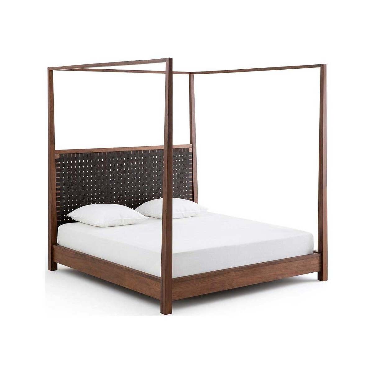 Gilmour Solid Walnut Canopy Bed – image 1