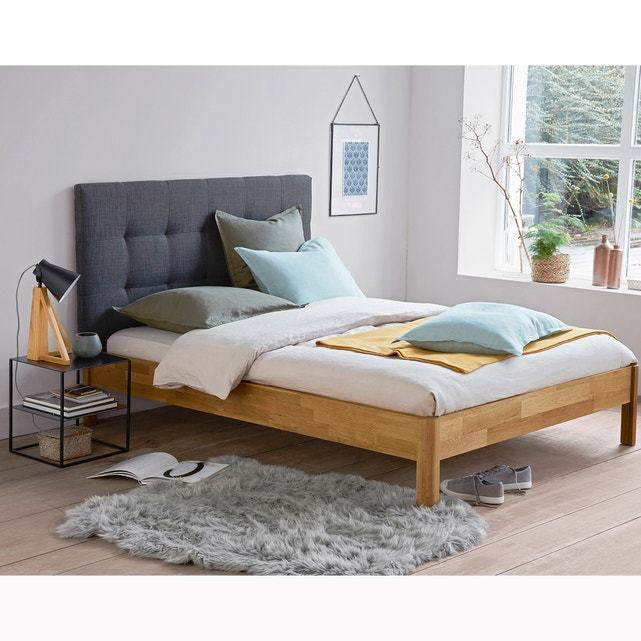 ZULDA Solid Oak Bed with Base – image 2