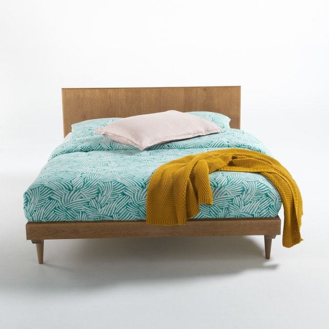 Quilda vintage bed with base – image 2