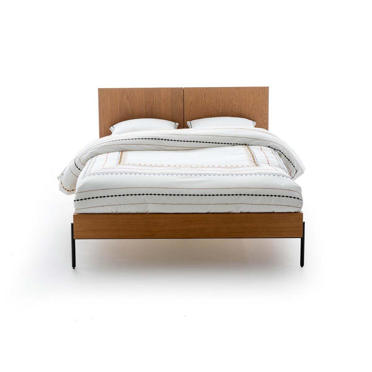 Lodge Oak Vintage Style Bed – image 2