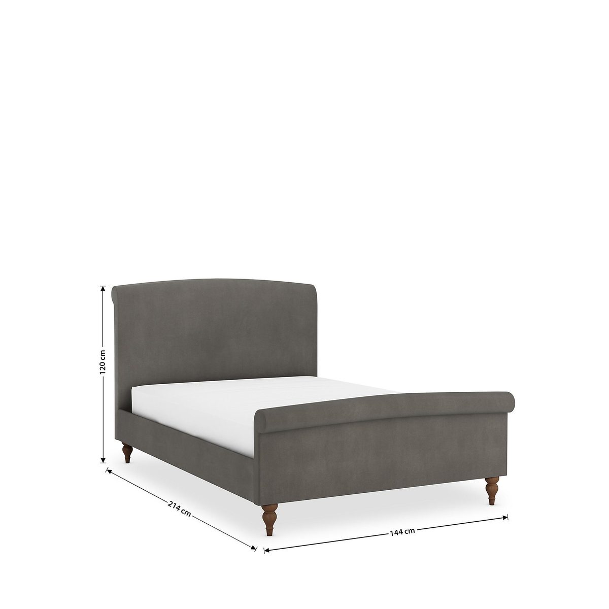 M&S Cleo Bed - 5FT - Light Grey, Light Grey – image 4