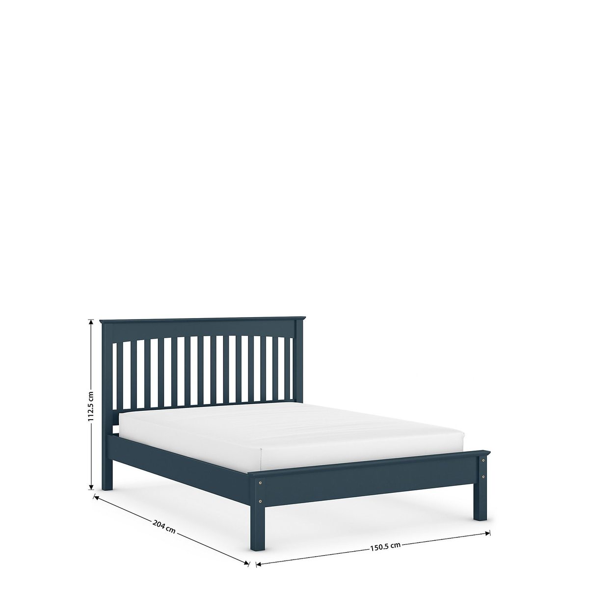 M&S Hastings Mid-Blue Bed - 4FT6 - Mid Blue, Mid Blue – image 4