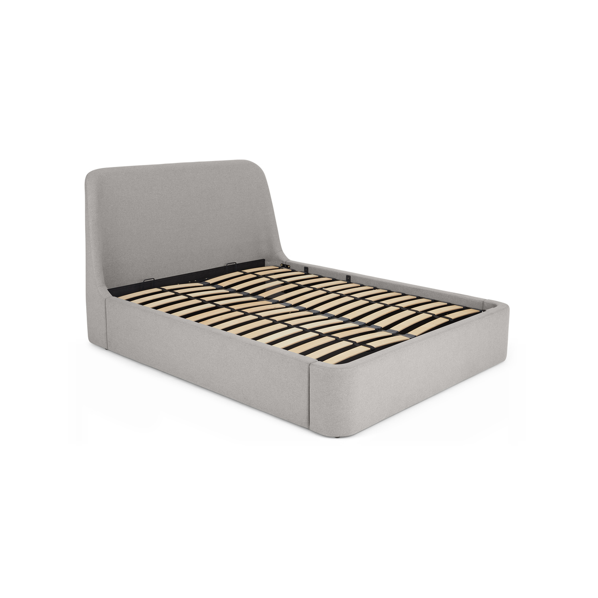 Hayllar Double Ottoman Storage Bed, Cool Grey – image 2