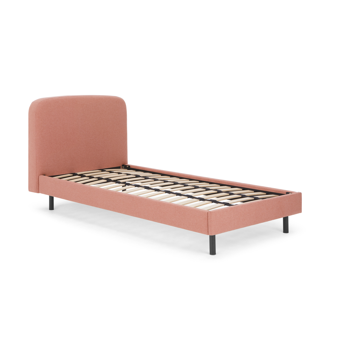 MADE Essentials Besley Single Bed, Dusk Pink – image 2