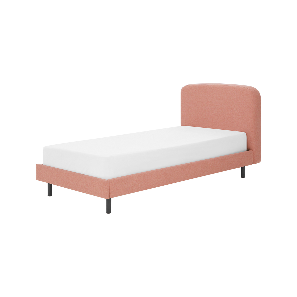MADE Essentials Besley Single Bed, Dusk Pink – image 1