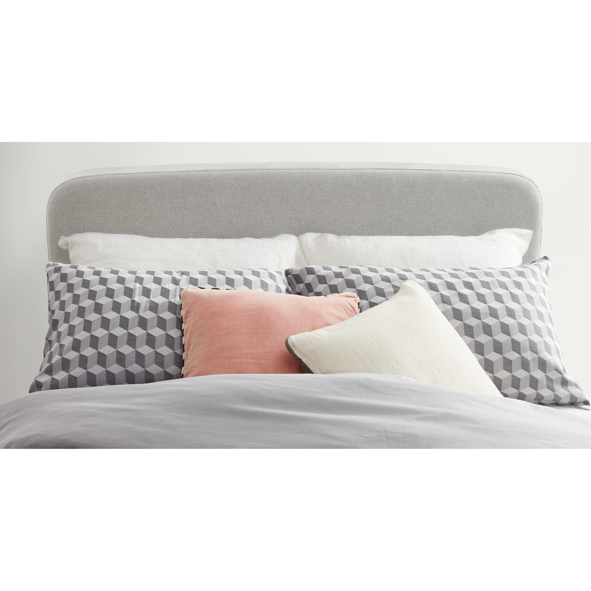 MADE Essentials Besley Small Double Bed, Hail Grey – image 4
