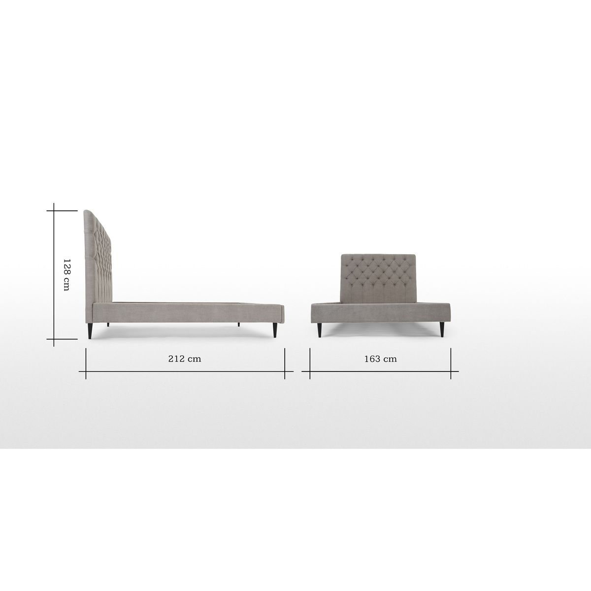 Skye King Size Bed, Owl Grey – image 8