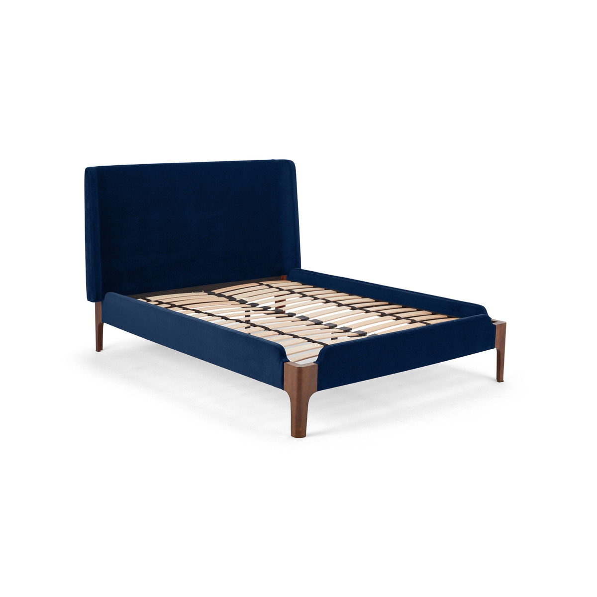 Roscoe King Size Bed, Royal Blue Velvet – image 15