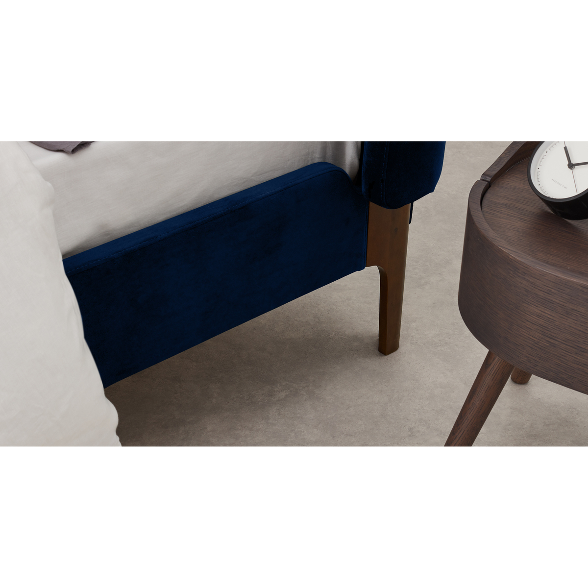Roscoe King Size Bed, Royal Blue Velvet – image 6