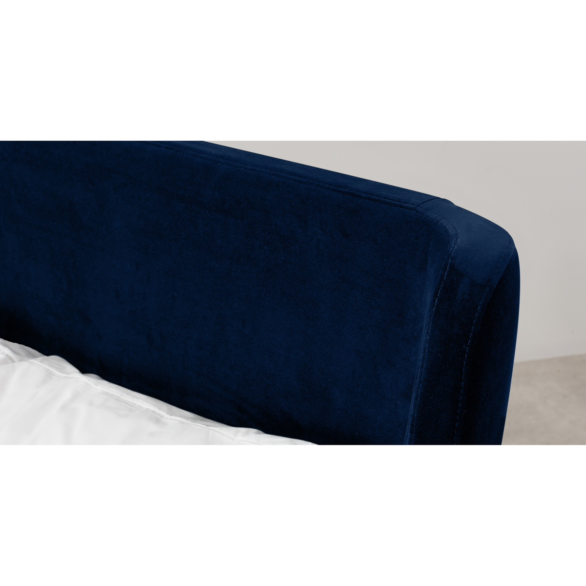 Roscoe King Size Bed, Royal Blue Velvet – image 10