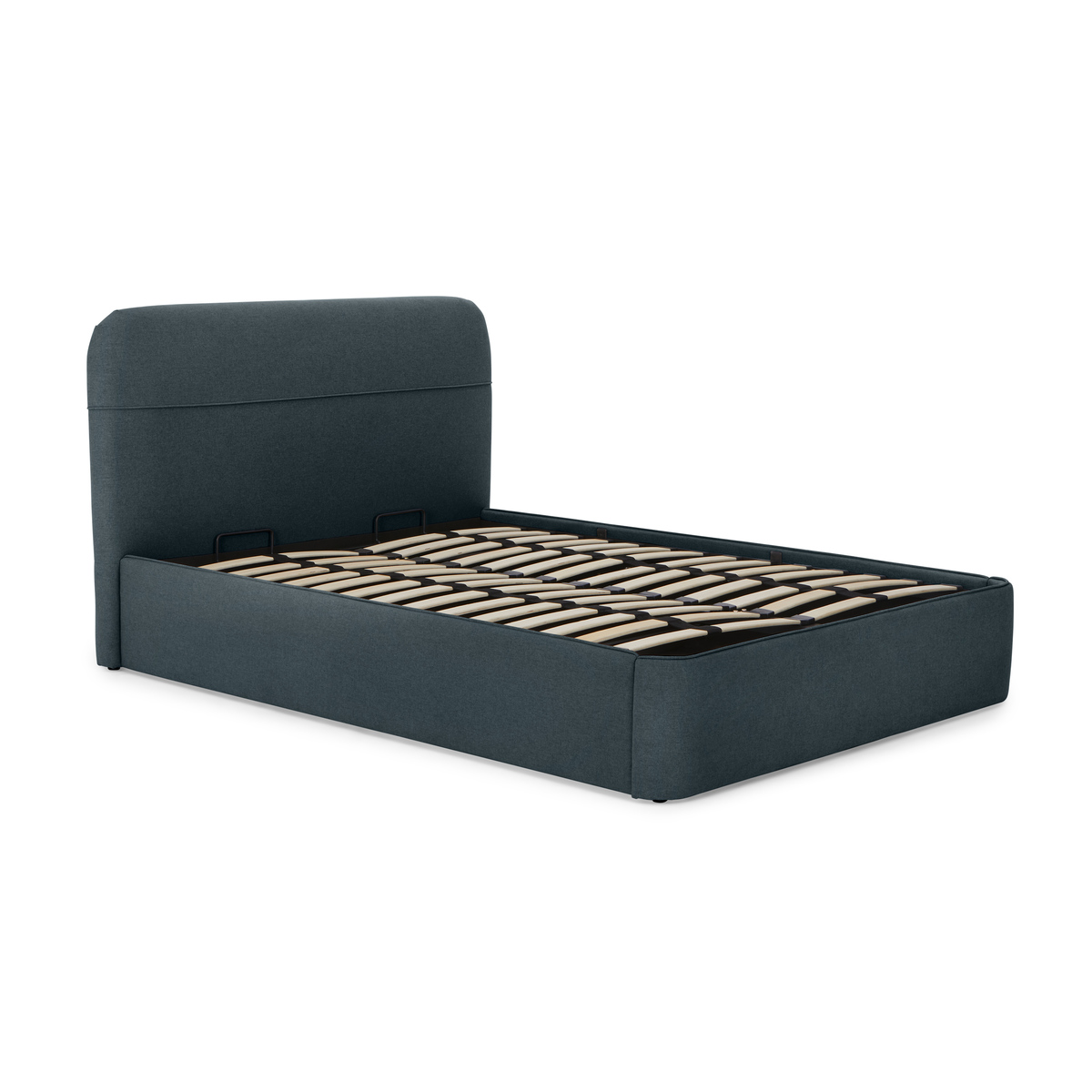 Baya Super King Size Ottoman Storage Bed, Aegean Blue – image 2