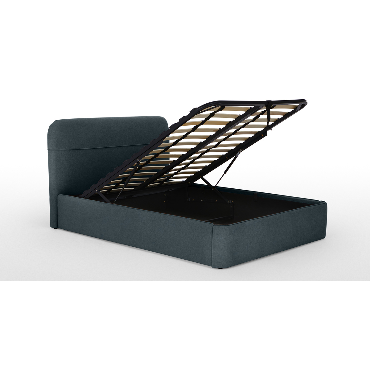 Baya Super King Size Ottoman Storage Bed, Aegean Blue – image 5