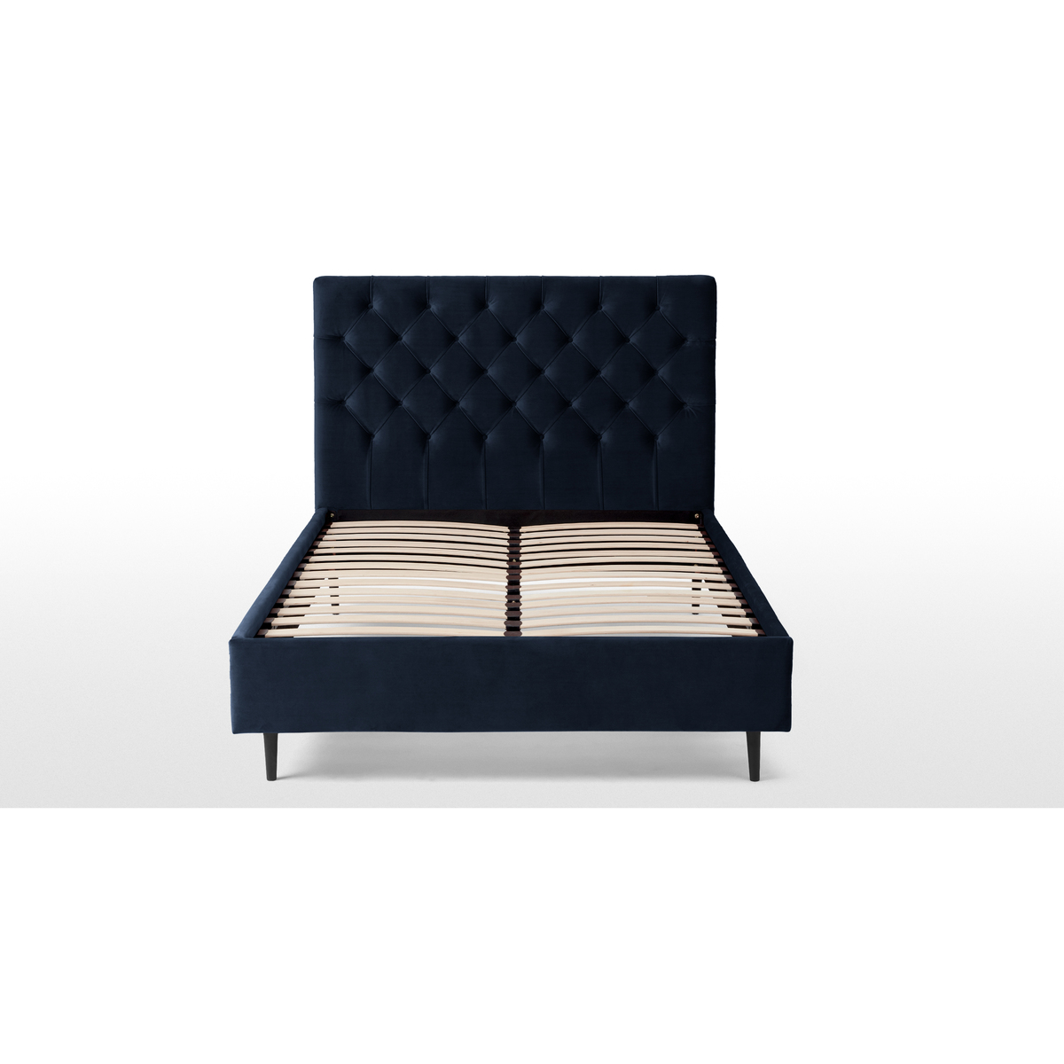Skye Super King Size Bed, Royal Blue Velvet – image 4