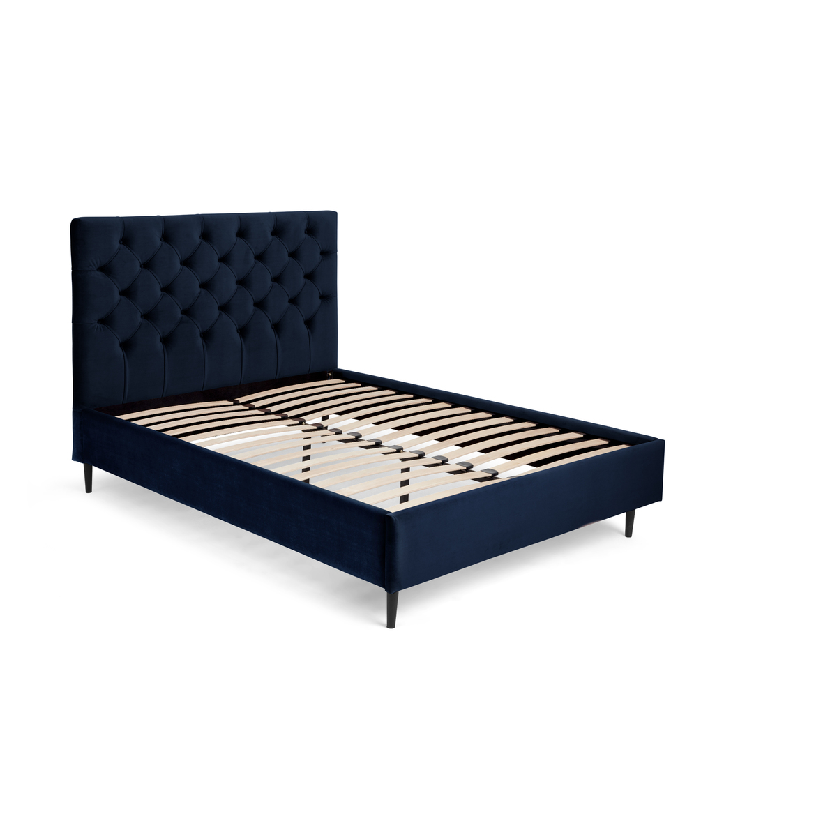 Skye Super King Size Bed, Royal Blue Velvet – image 9
